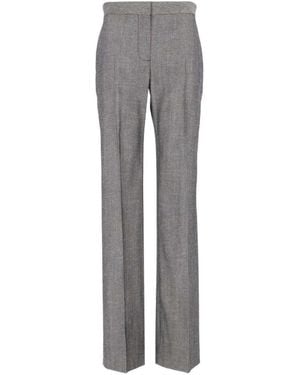 Stella McCartney Straight-Leg Twill Trousers - Grey