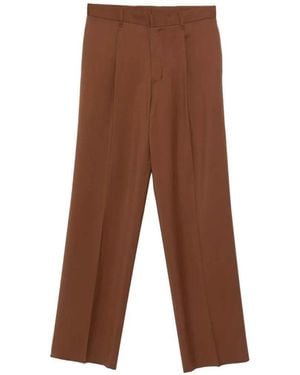 Lardini Pleated Pants - Brown
