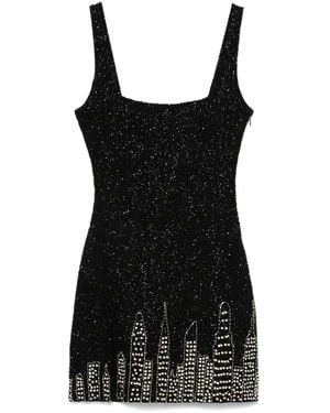 STAUD Le Sable Short Dress - Black