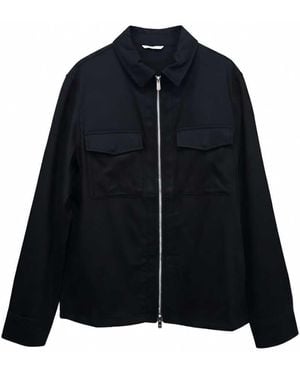 Marco Pescarolo Zip-Up Shirt Jacket - Blue