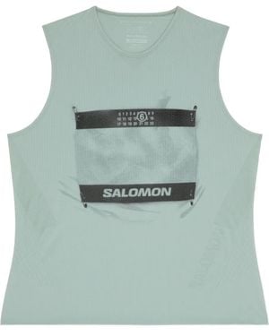 MM6 MAISON MARGIELA X SALOMON Mm6 Maison Margiela X Salomon X Salomon Logo Tank - Green