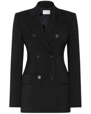 Sportmax Adamo Double-Breasted Blazer - Black