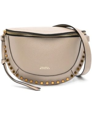 Isabel Marant Borsa A Spalla Skano Con Borchie - Grigio