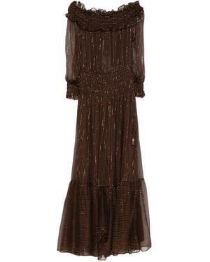 Self-Portrait Gowns - Brown