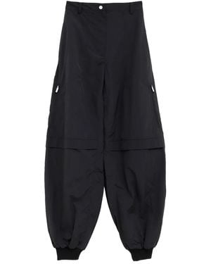 Jacquemus Voluminous Oval Pants With Elasticated Cuffs - Blue