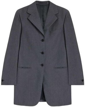 Jil Sander Tailored Wool Jacket - Blue