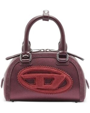 DIESEL Embossed Logo Shoulder Bag - Purple