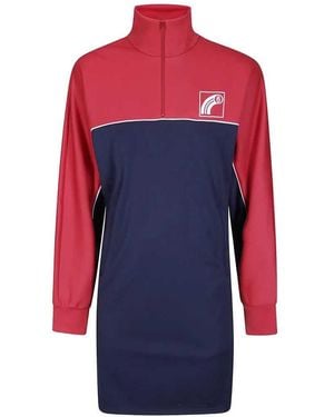MM6 by Maison Margiela Mini Abito Con Stampa Logo - Rosso