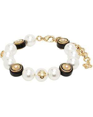CASABLANCA Bracciale A Raggi Bianchi - Metallizzato