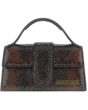 Jacquemus The Bambino Clutch With Handle - Black