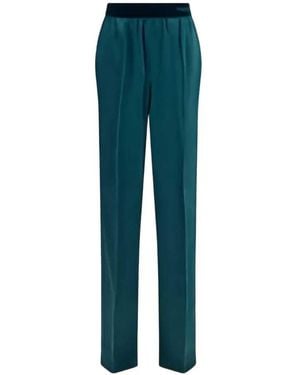 Tom Ford Logo-Stripe Trousers - Blue
