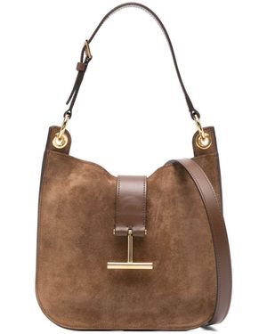 Tom Ford Piccola Borsa A Tracolla Tara - Marrone