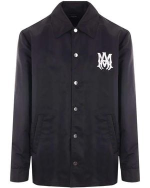 Amiri Ma Logo-Print Jacket - Blue