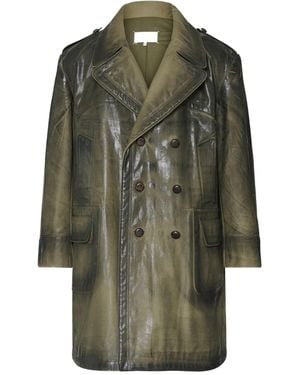 Maison Margiela Caban Coat - Green