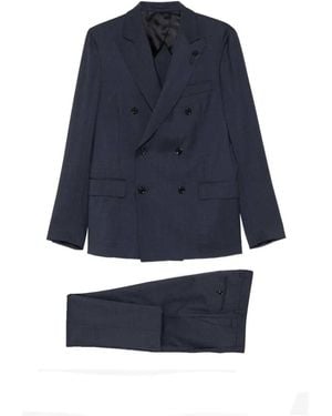 Lardini Double-Breasted Suit - Blue