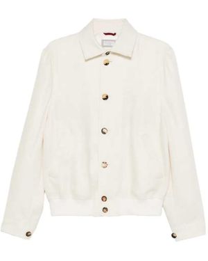 Brunello Cucinelli Shirt Jacket - White