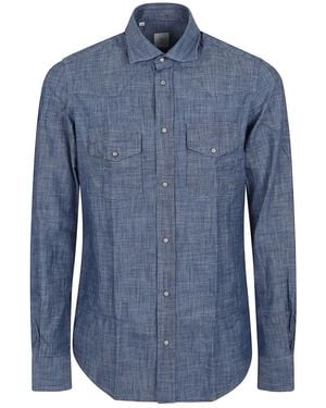 Eleventy Cotton Shirt - Blue