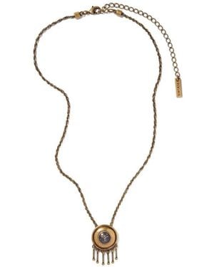 Versace Shield Necklaces - White