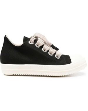Rick Owens Jumbolace Low-Top Trainers - Black