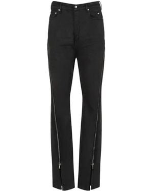 Rick Owens Denim Trousers - Black