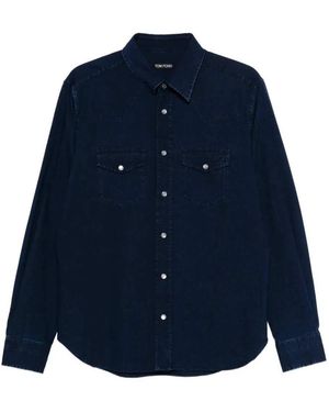 Tom Ford Cotton Shirt - Blue