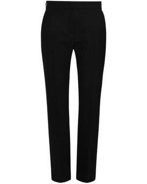 Max Mara Tailored Pants With Buckle Detail - Black