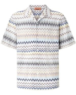 Missoni Shirt With Zigzag Pattern - Grey