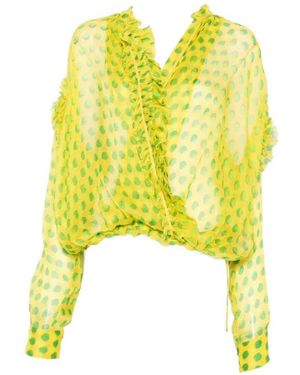 Dries Van Noten Shirt 02250-Cenver Bis 3094 W.W.Shirt - Yellow