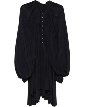Lanvin Short Pleated Dress - Blue