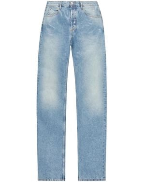 The Attico Relaxed Fit Light Denim Pants - Blue