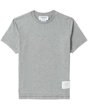 Thom Browne T-Shirt Taglio Comodo - Grigio