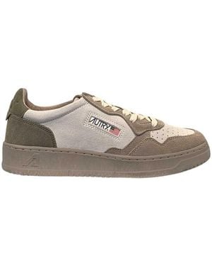 Autry Medalist Low Ts40 Tricolor/Suede Giungla//Antilop - Brown