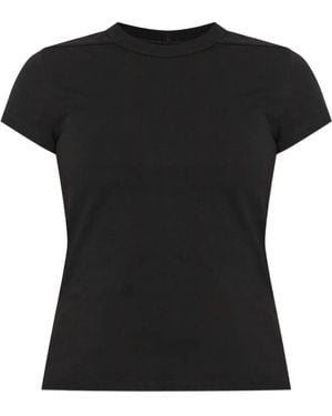 Rick Owens Short-Sleeved Cotton T-Shirt - Black