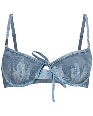 Diesel X Fenty By Rihanna Balconette-Lace-Bra - Blu