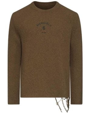 MM6 by Maison Margiela Wool-Blend Jumper - Green