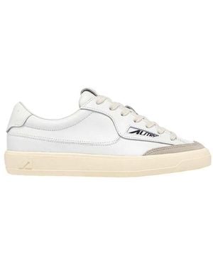 Autry Windscape Low Leather Sneakers - White