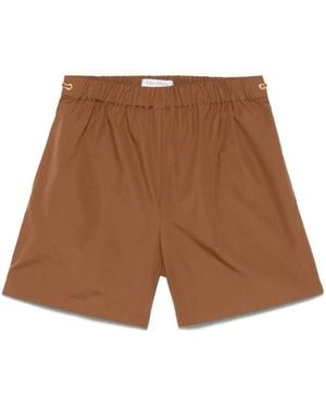 ショートパンツ MAX MARA Metello multicolor silk shorts Senape Max Mara Zic Pleated Stretch Virgin Wool Shorts | Nordstrom