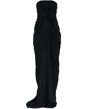 Rick Owens Strapless Maxi Dress - Black