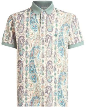 Etro Cotton Polo - White