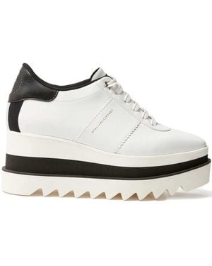 Stella McCartney Sneak-Elyse Platform Trainers - White