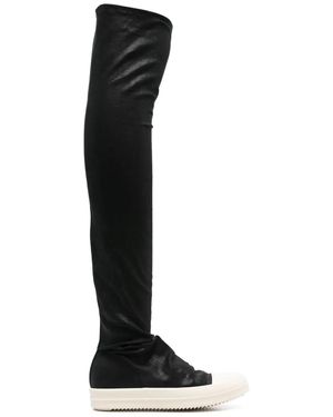 Rick Owens Scarpe Da Ginnastica A Calzino Alto - Nero