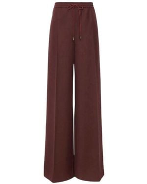 Max Mara Salom Drawstring Trousers - Purple