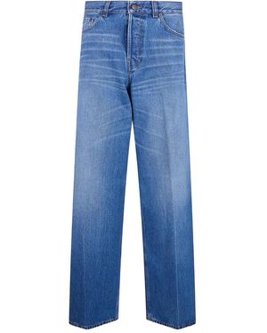 Haikure Button-Up Jeans - Blue