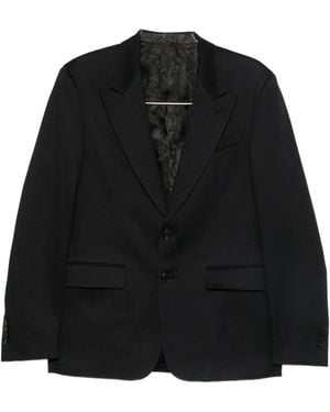 Etro Single-Breasted Suit - Black