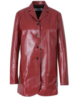 Jil Sander Unstructured Leather Jacket