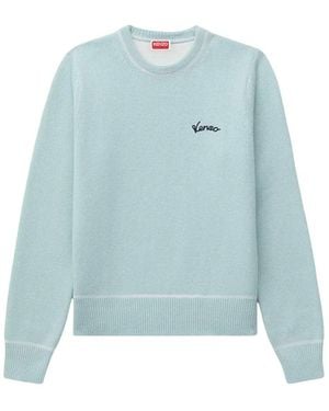 KENZO Varsity' Cotton Sweater - Blue