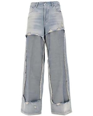 Haikure Betha Jeans With A Distressed Finish - Gray
