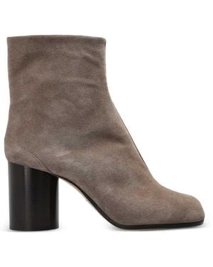 Maison Margiela Suede Tabi Ankle Boots - Brown