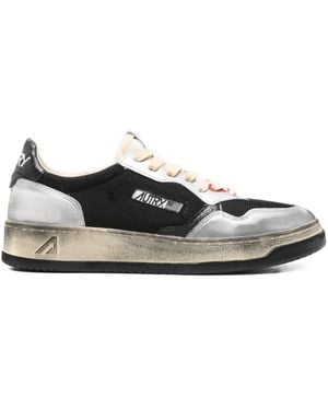 Autry Super Leather Sneakers - Black