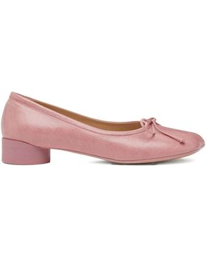 MM6 by Maison Margiela Block-Heel Court Shoes - Pink